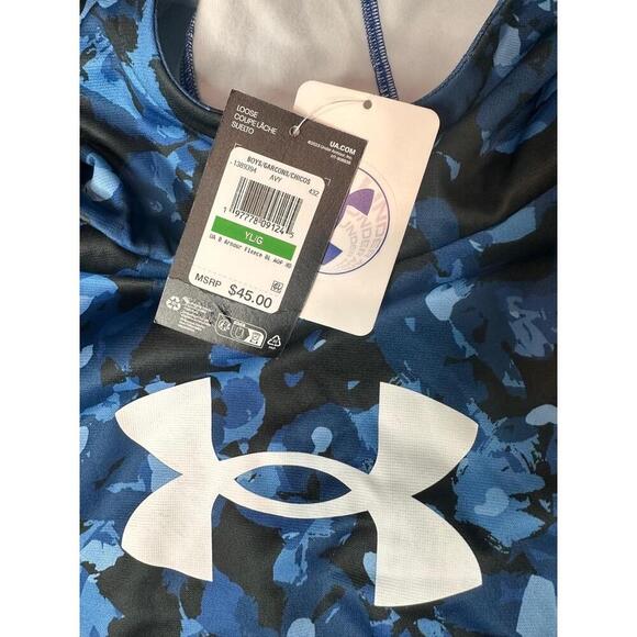 Under Armour Boys' Armour Fleece Big Logo Printed Hoodie YouthLarge - Picture 4 of 5